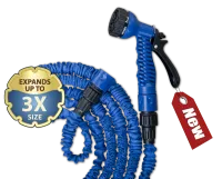 Шланг поливочный растягивающийся Trick Hose 5-15м с пистолетом и фитингами