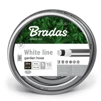 Шланг ПВХ поливочный армированный BRADAS WHITE LINE 5/8" 50м