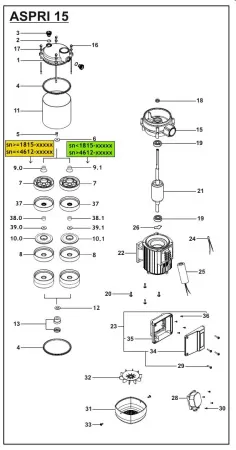 Espa ASPRI 15 R 4M PRESSDRIVE